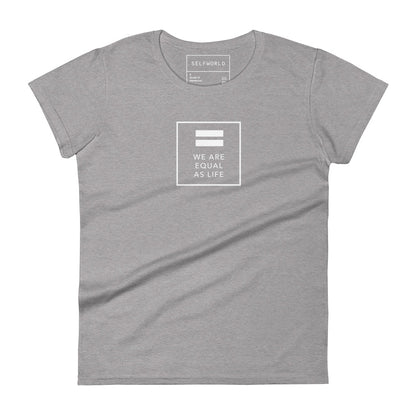 We are All Equal and One (square) - Women's short sleeve t-shirt