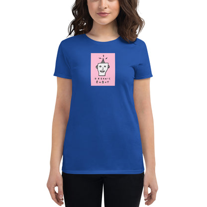 Organic Robot, Pink - Women's short sleeve t-shirt
