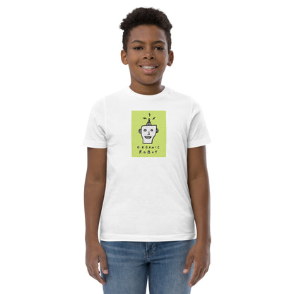Organic Robot, Green - Youth jersey t-shirt